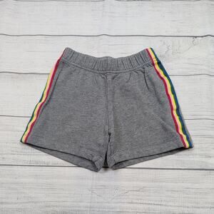 6/7 Hanna Andersson Rainbow Stripe Shorts
